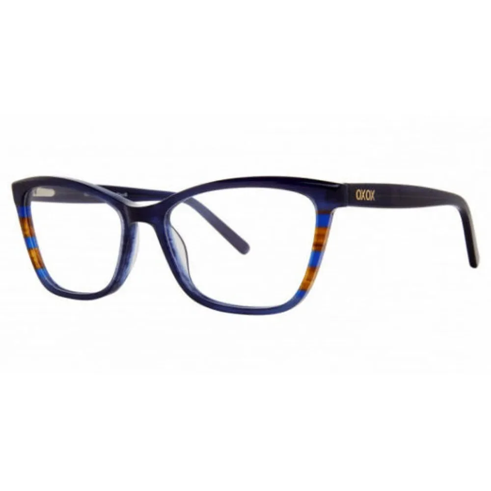 NWT Xoxo XO SUVA BLUE 55mm New Eyeglasses
